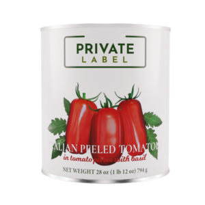 Private Label Whole Peeled Tomatoes 1 kg